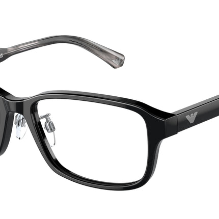 Emporio Armani EA3215D Pillow Eyeglasses  5017-Black 56-145-17 - Color Map Black