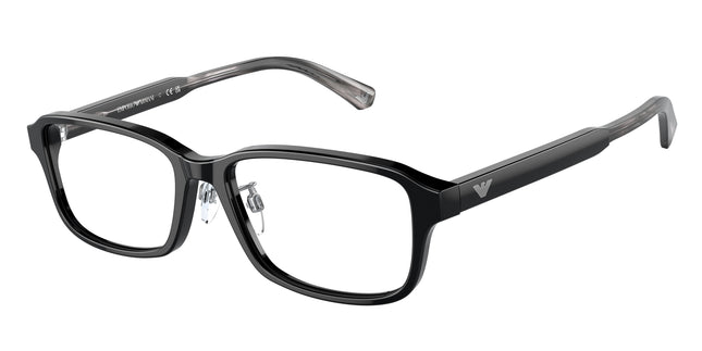 Emporio Armani EA3215D Pillow Eyeglasses  5017-Black 56-145-17 - Color Map Black