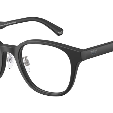 Emporio Armani EA3216D Phantos Eyeglasses  5001-Matte Black 49-145-21 - Color Map Black