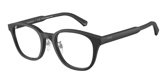 Emporio Armani EA3216D Phantos Eyeglasses  5001-Matte Black 49-145-21 - Color Map Black