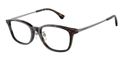 Emporio Armani EA3217D Pillow Eyeglasses  5026-Shiny Havana 52-145-18 - Color Map Tortoise
