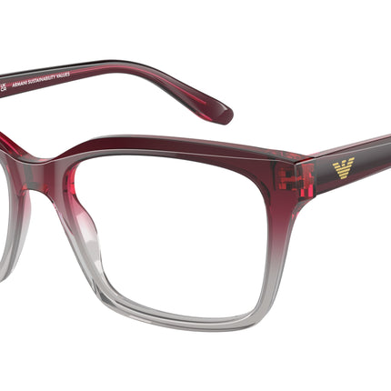 Emporio Armani EA3219F Cat Eye Eyeglasses  5990-Gradient Violet/Grey 54-140-17 - Color Map Violet