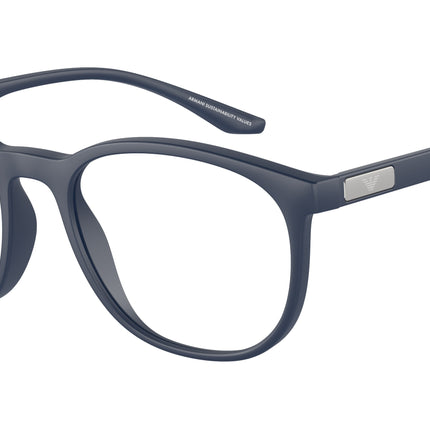 Emporio Armani EA3229 Phantos Eyeglasses  5763-Matte Bluette 53-145-19 - Color Map Blue