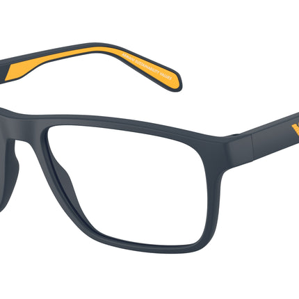 Emporio Armani EA3233 Rectangle Eyeglasses  5088-Matte Blue 56-145-17 - Color Map Blue