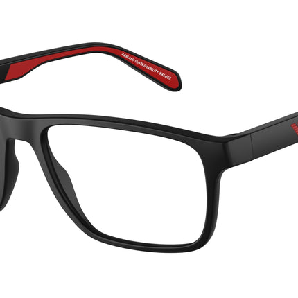 Emporio Armani EA3233 Rectangle Eyeglasses  5997-Matte Black 56-145-17 - Color Map Black