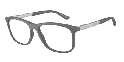Emporio Armani EA3247F Pillow Eyeglasses  6205-Matte Grey 55-145-17 - Color Map Grey