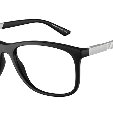 Emporio Armani EA3247 Pillow Eyeglasses  5001-Matte Black 55-145-17 - Color Map Black