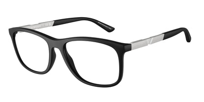 Emporio Armani EA3247 Pillow Eyeglasses  5001-Matte Black 55-145-17 - Color Map Black