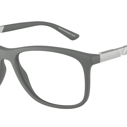 Emporio Armani EA3247 Pillow Eyeglasses  6205-Matte Grey 55-145-17 - Color Map Grey