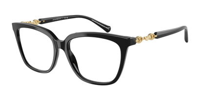 Emporio Armani EA3248 Cat Eye Eyeglasses  5017-Shiny Black 55-140-16 - Color Map Black