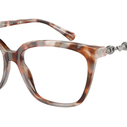Emporio Armani EA3248 Cat Eye Eyeglasses  6195-Shiny Havana Grey 55-140-16 - Color Map Tortoise