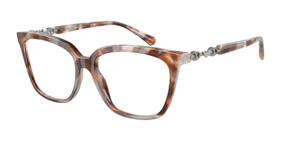 Emporio Armani EA3248 Cat Eye Eyeglasses  6195-Shiny Havana Grey 55-140-16 - Color Map Tortoise