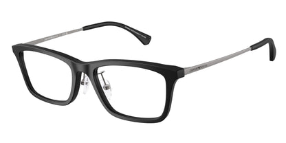 Emporio Armani EA3252D Rectangle Eyeglasses  5001-Matte Black 54-145-18 - Color Map Black
