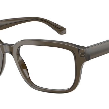 Emporio Armani EA3255F Pillow Eyeglasses  6249-Shiny Transparent Grey 55-145-19 - Color Map Grey