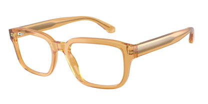 Emporio Armani EA3255 Pillow Eyeglasses  6246-Shiny Transparent Yellow 55-145-19 - Color Map Yellow
