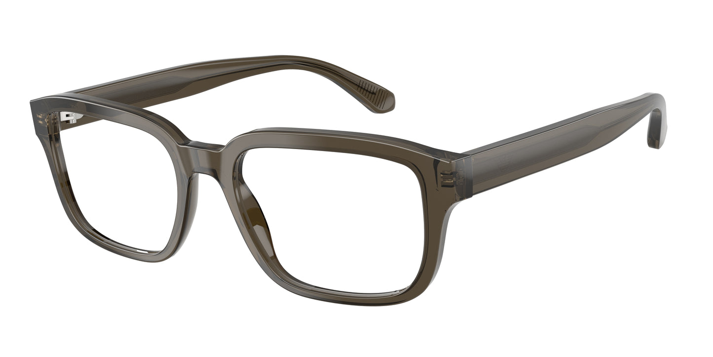 Emporio Armani EA3255 Pillow Eyeglasses  6249-Shiny Transparent Grey 55-145-19 - Color Map Grey