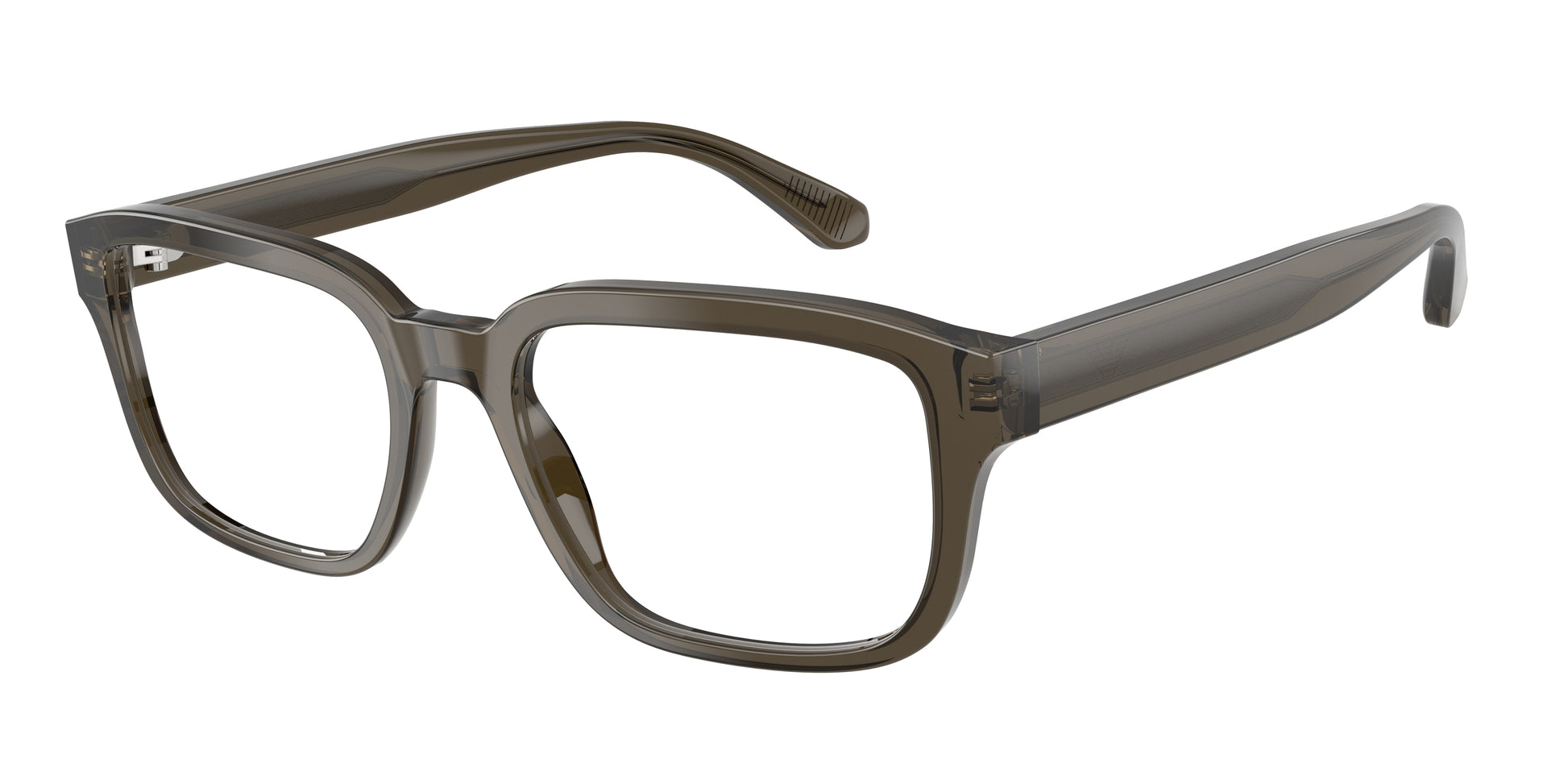Emporio Armani EA3255 Pillow Eyeglasses  6249-Shiny Transparent Grey 55-145-19 - Color Map Grey