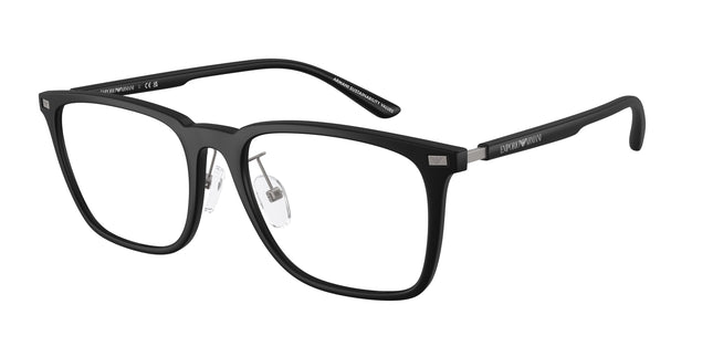 Emporio Armani EA3263D Pillow Eyeglasses  5001-Matte Black 55-145-18 - Color Map Black