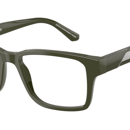 Emporio Armani EA3271 Rectangle Eyeglasses  6321-Shiny Green 54-145-18 - Color Map Green