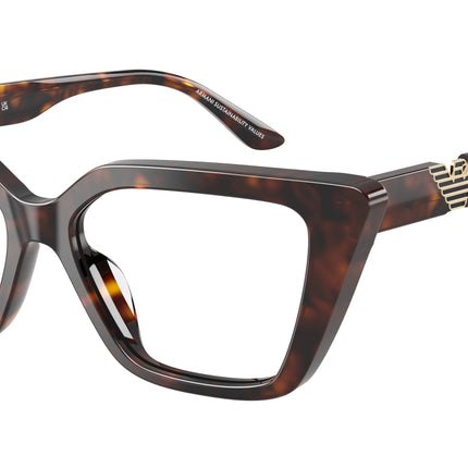 Emporio Armani EA3273U Cat Eye Eyeglasses  5026-Shiny Havana 54-140-16 - Color Map Tortoise