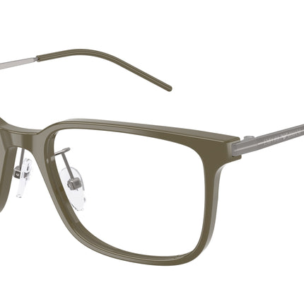 Emporio Armani EA3275D Rectangle Eyeglasses  6337-Shiny Dark Green 56-145-19 - Color Map Green