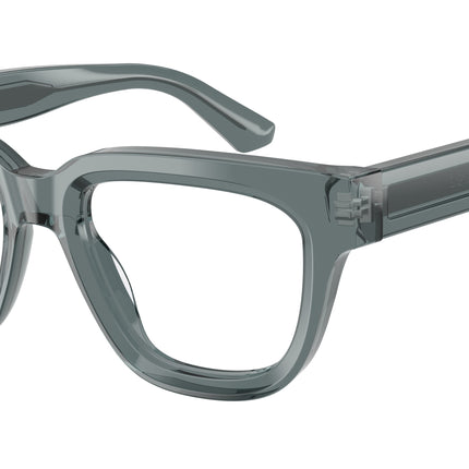 Emporio Armani EA3281F Irregular Eyeglasses  6364-Shiny Transparent Grey 51-140-19 - Color Map Grey
