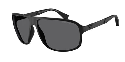 Emporio Armani EA4029 Square Sunglasses  5001T3-Matte Black 63-130-13 - Color Map Black