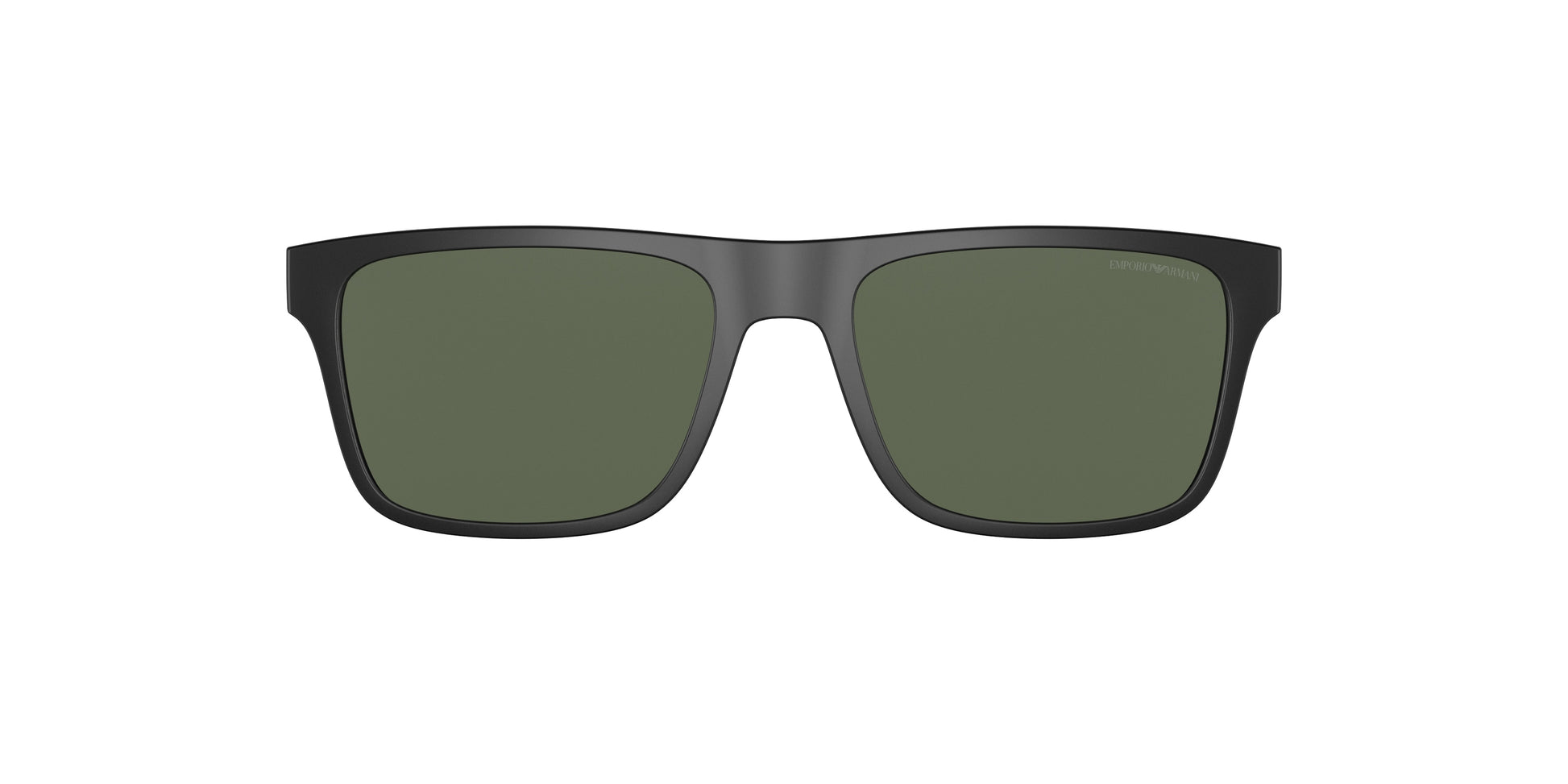 Emporio Armani EA4115C Rectangle Clip-On  504271-Matte Black 54--18 - Color Map Dark Green
