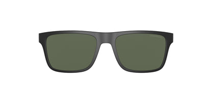 Emporio Armani EA4115C Rectangle Clip-On  504271-Matte Black 54--18 - Color Map Dark Green