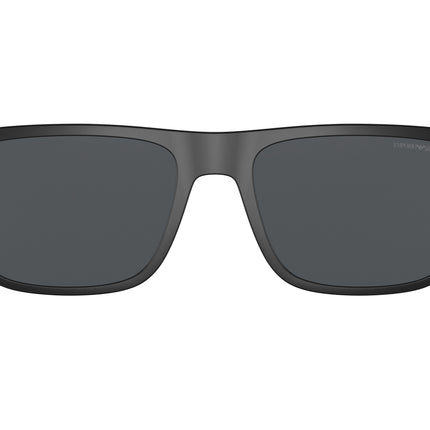 Emporio Armani EA4115C Rectangle Clip-On  504287-Matte Black 54--18 - Color Map Dark Grey