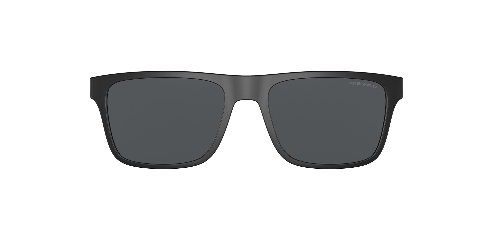 Emporio Armani EA4115C Rectangle Clip-On  504287-Matte Black 54--18 - Color Map Dark Grey