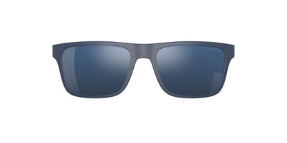 Emporio Armani EA4115C Rectangle Clip-On  508855-Matte Blue 54--18 - Color Map Blue Mirror Blue