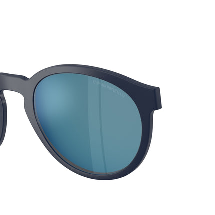 Emporio Armani EA4152C Phantos Clip-On  566955-Matte Blue 52--21 - Color Map Dark Blue Mirror Blue