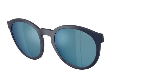 Emporio Armani EA4152C Phantos Clip-On  566955-Matte Blue 52--21 - Color Map Dark Blue Mirror Blue