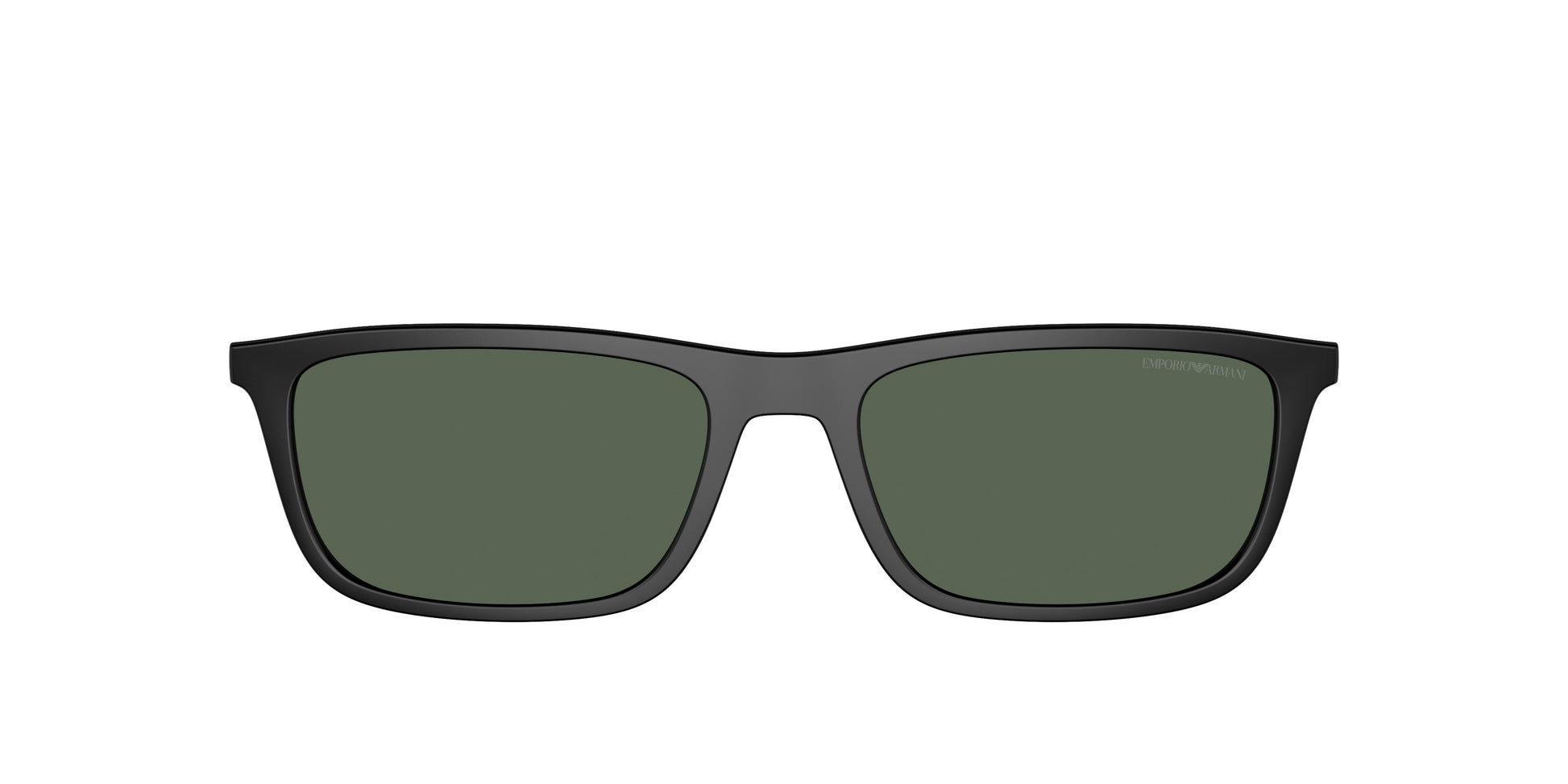 Emporio Armani EA4160C Rectangle Clip-On  500171-Matte Black 55-145-18 - Color Map Dark Green
