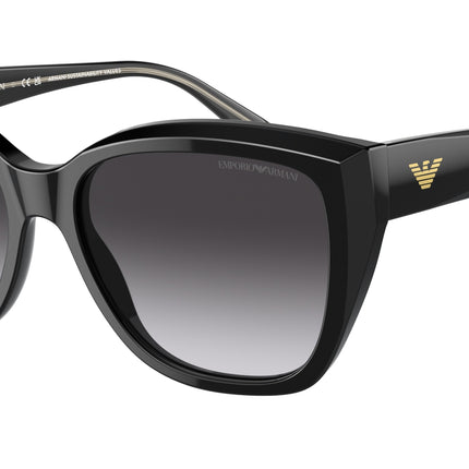 Emporio Armani EA4198 Cat Eye Sunglasses  50178G-Black 55-140-17 - Color Map Black
