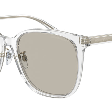 Emporio Armani EA4206D Pillow Sunglasses  5893/3-Shiny Crystal 57-145-19 - Color Map Transparent