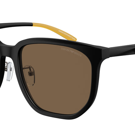 Emporio Armani EA4215D Square Sunglasses  500173-Matte Black 56-145-19 - Color Map Black