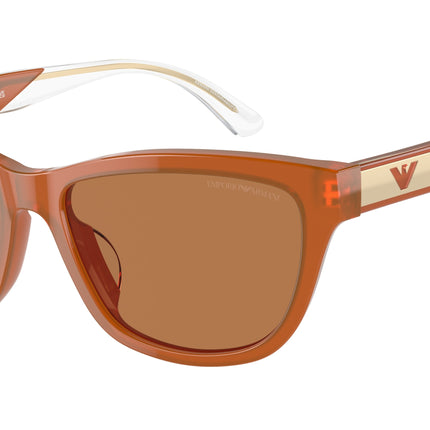 Emporio Armani EA4227U Cat Eye Sunglasses  609773-Opaline Orange 56-140-17 - Color Map Orange