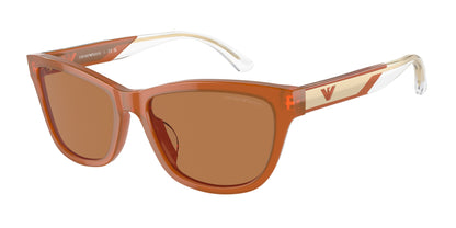 Emporio Armani EA4227U Cat Eye Sunglasses  609773-Opaline Orange 56-140-17 - Color Map Orange
