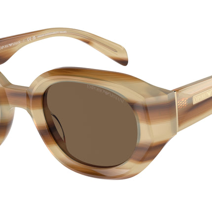 Emporio Armani EA4230U Irregular Sunglasses  615073- 48-145-25 - Color Map Beige