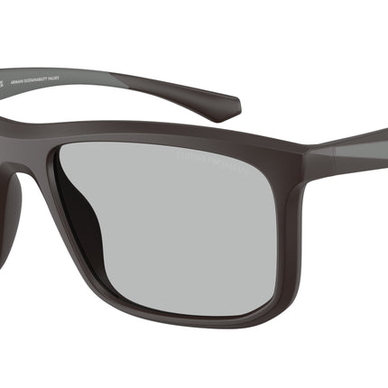 Emporio Armani EA4234U Square Sunglasses  618687-Matte Brown 57-145-18 - Color Map Brown