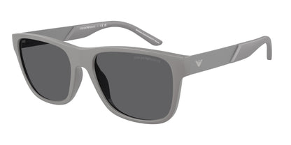Emporio Armani EA4243 Square Sunglasses  6245/1-Matte Grey 56-145-18 - Color Map Grey