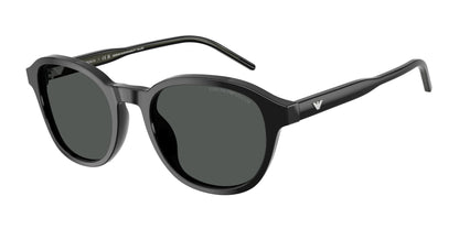 Emporio Armani EA4247U Phantos Sunglasses  501787-Shiny Black 51-145-20 - Color Map Black