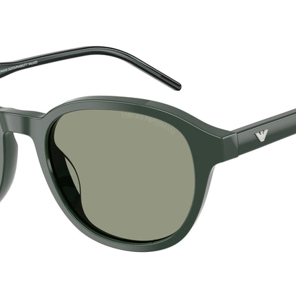 Emporio Armani EA4247U Phantos Sunglasses  6257/2-Shiny Green 51-145-20 - Color Map Green