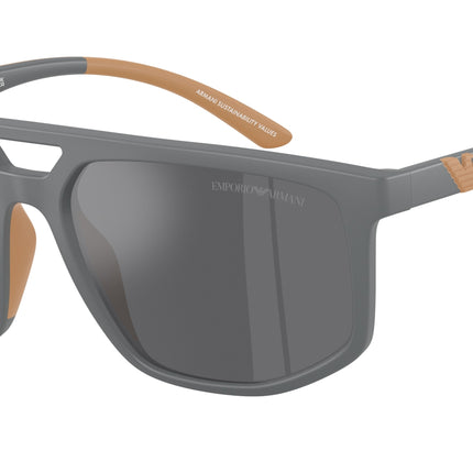 Emporio Armani EA4248U Pilot Sunglasses  62616G-Matte Grey 58-145-18 - Color Map Grey