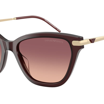 Emporio Armani EA4251F Cat Eye Sunglasses  62658D-Shiny Opal Bordeaux 56-140-17 - Color Map Bordeaux
