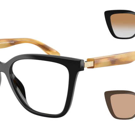 Emporio Armani EA4254U Cat Eye Sunglasses  62691W-Shiny Black 54-140-16 - Color Map Black