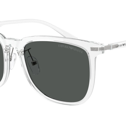 Emporio Armani EA4255D Irregular Sunglasses  634487-Shiny Crystal 56-145-18 - Color Map Transparent