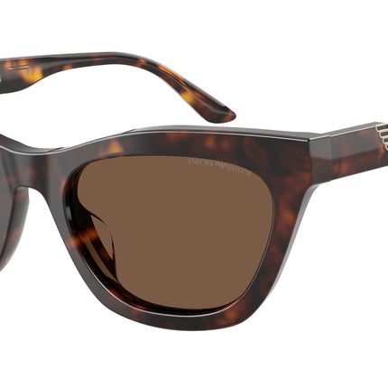 Emporio Armani EA4259U Cat Eye Sunglasses  502673-Shiny Havana 55-140-20 - Color Map Tortoise